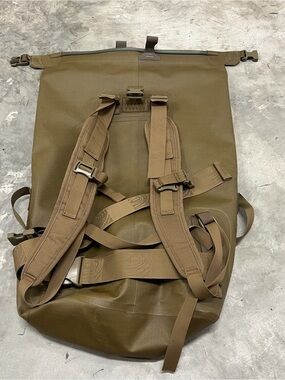 Watershed Backpack Dry Bag Tan Brown, Coyote, Kayak, Fishing Bag 40L